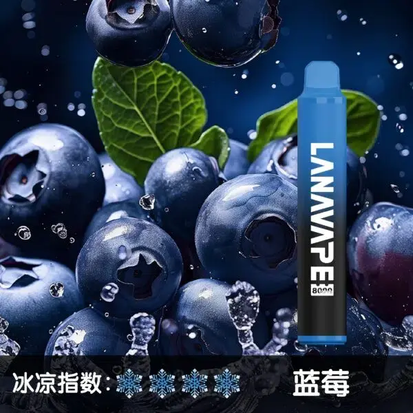 LANA8000口藍莓600x600jpgwebp LANATOP 台灣官方選物店|電子霧化器主機煙彈與一次性現貨